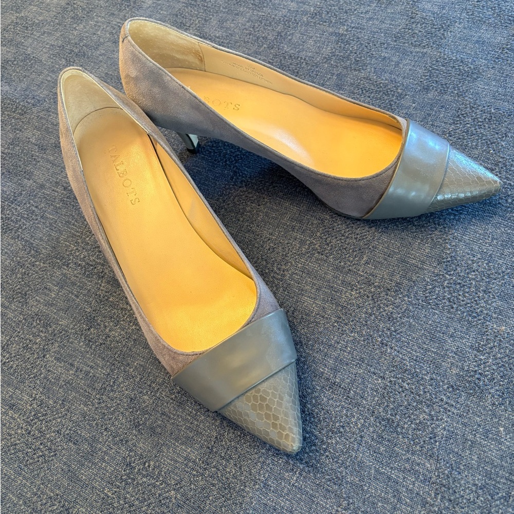 Talbots “Erica” Suede & leather Heels
